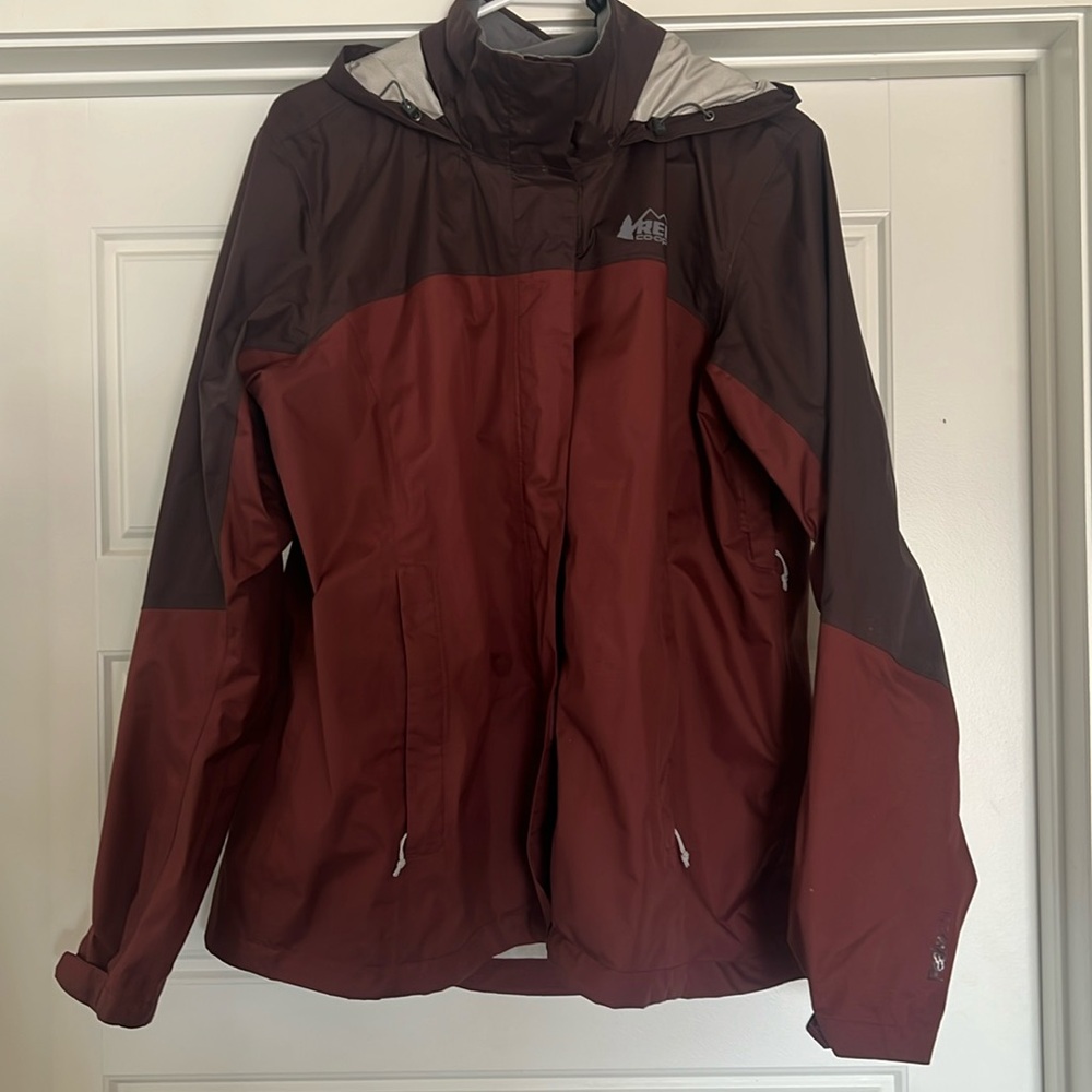 Mens REI waterproof shell.